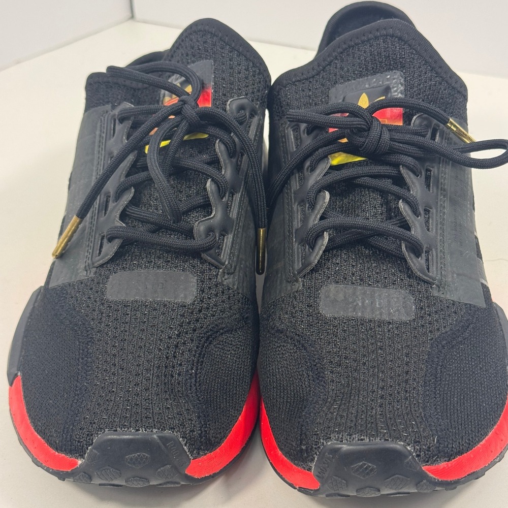 Adidas NMD R1 Munich Black Red Yellow Boost Sneakers Men's Size 6.5‎ - Picture 6 of 14